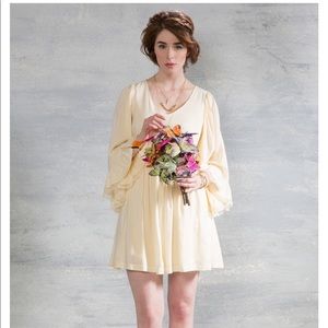 ModCloth Off White Bridal Plus Dress Size 1X